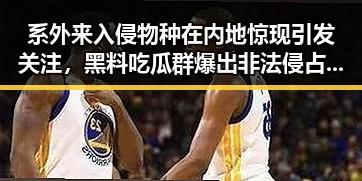 系外来入侵物种在内地惊现引发关注,黑料吃瓜群爆出非法侵占鸡蛋案的复杂关系